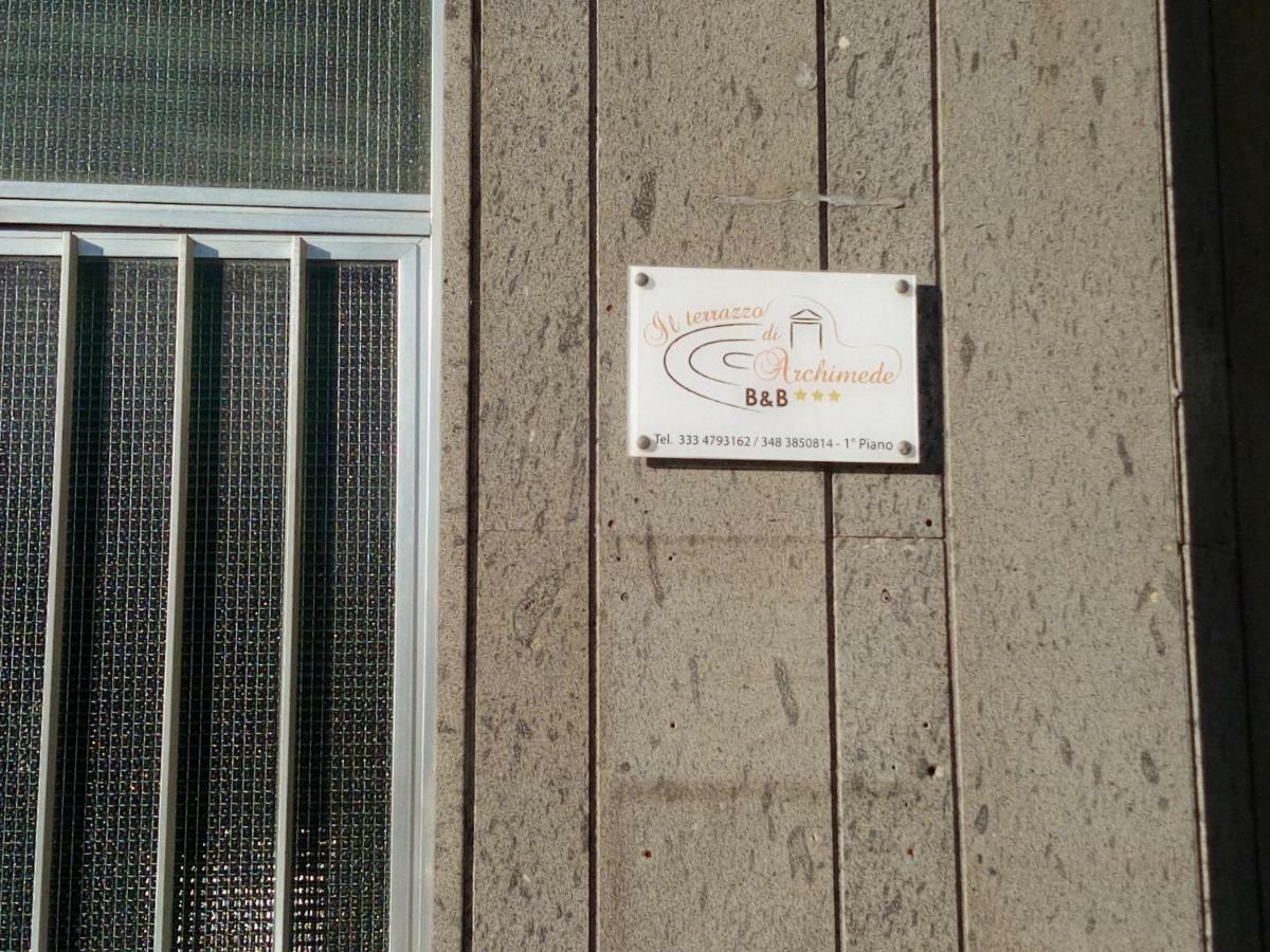 Affittacamere Il Terrazzo Di Archimede Syracuse Esterno foto